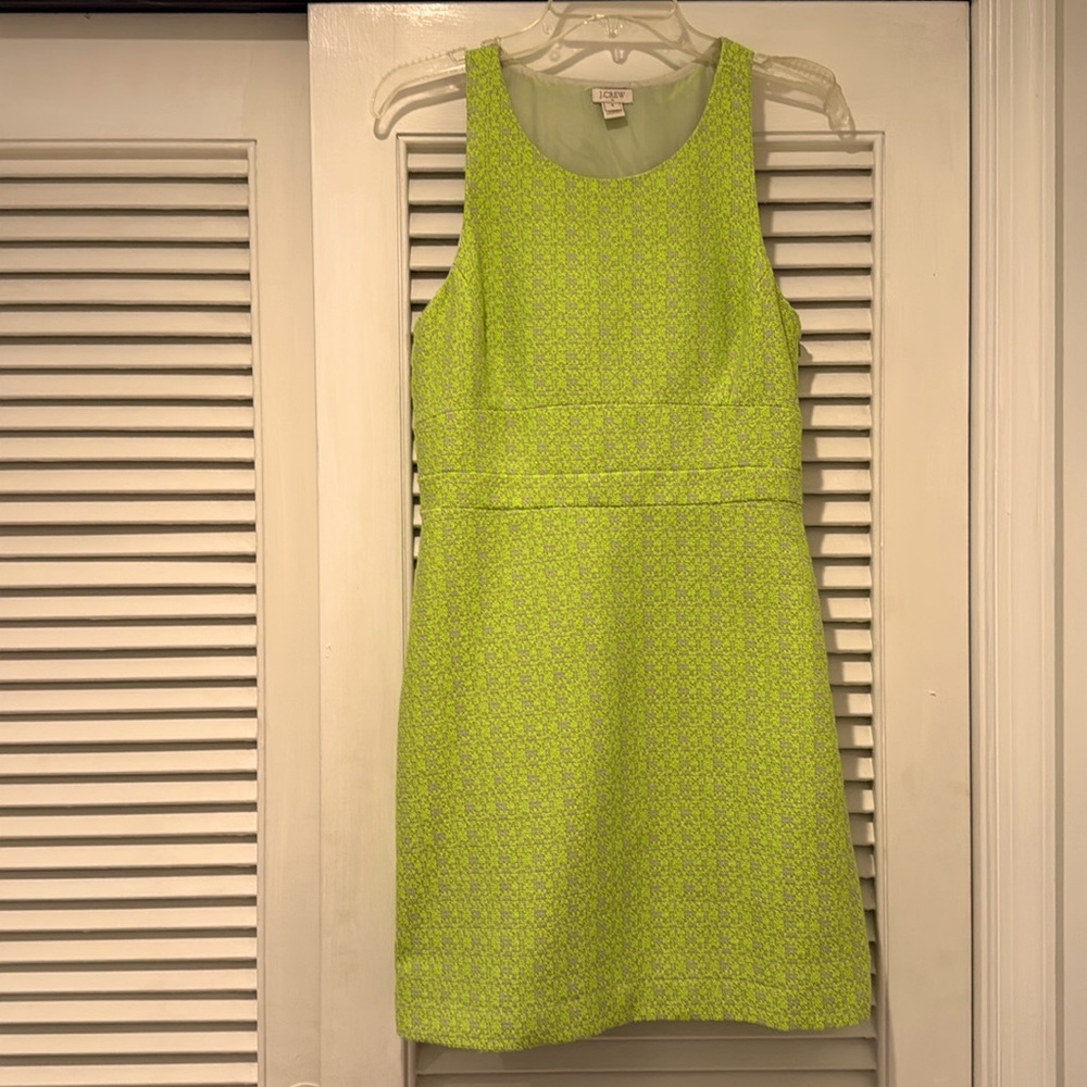 JCrew Lime Green Dress Size 4